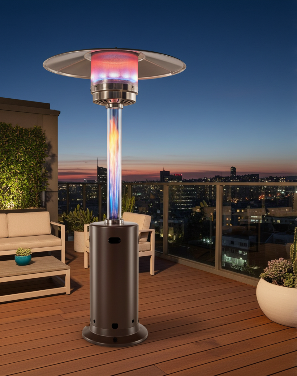 Tantex Heat - Dış Mekan Piramit Isıtıcı (Model 14)